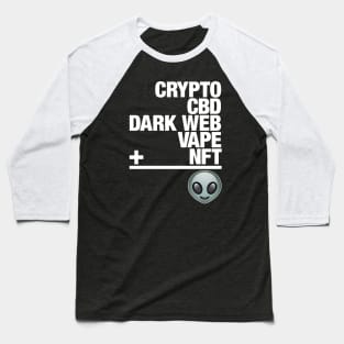 CBD Crypto's Now With NFT Baseball T-Shirt